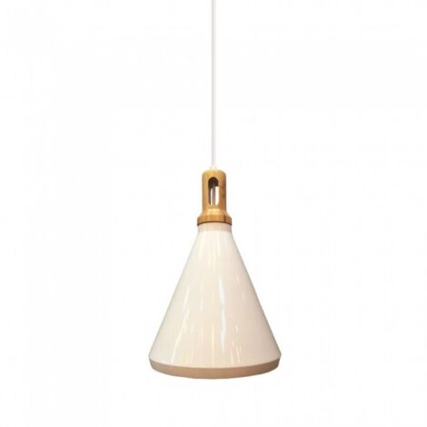 V-TAC Lampadario LED in Metallo Portalampada E27 (Max 60W) Bianco