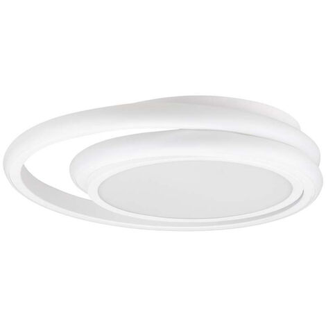 V-TAC Lampadario LED Rotondo Doppio 24W con Montaggio a Plafone Colore Bianco 4000K