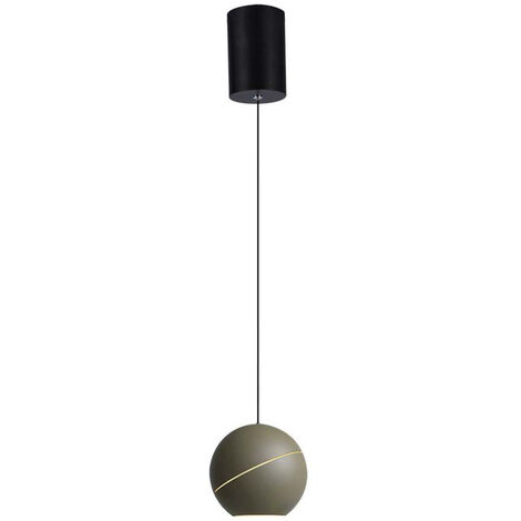 V-TAC Lampadario LED Sospensione 8.5W Campana Metallo Champagne Ø12x160cm Regolabile Touch On/Off 3000K