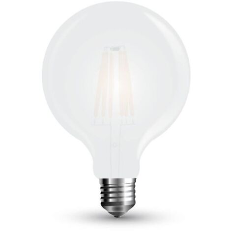 V-tac lampadina globo led a filamento 7w attacco e27 luce fredda 7190
