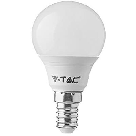 V-TAC Lampadina LED E14 5,5W P45 Bianco Caldo (Blister 1 Pezzo)
