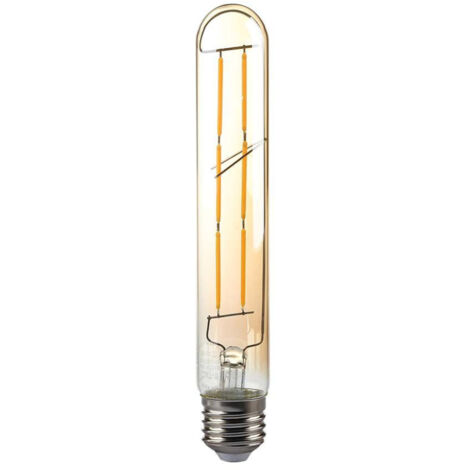 V-TAC Lampadina LED E27 6W 100LM/W T30 Filamento Ambrato Bianco Caldo