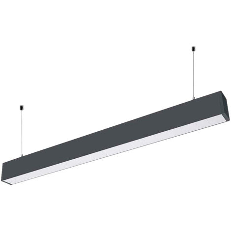 V-TAC LED Deckenleuchte Samsung Chip 40W Linear Schwarz Farbe Kaltweiß