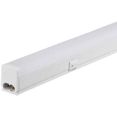 V-TAC LED Deckenleuchte Samsung Chip Linear 4W 30cm verbindbar mit Schalter Kaltweiß