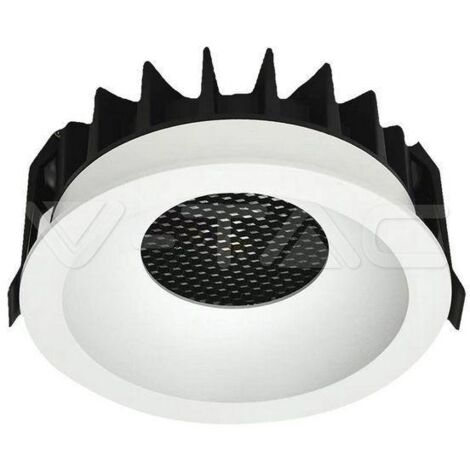 V-TAC LED-Einbauleuchte VT-17018, EEK: F, W 18, 1860 lm, CCT, Ø 106 mm, weiß