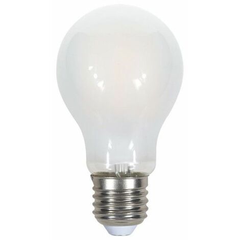 V-TAC LED-Glühbirne E27 7W A60 Glühfaden gekreuzt Satin 2700K