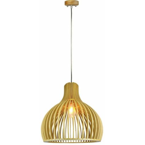 V-TAC LED-Kronleuchter aus Holz, E27-Lampenfassung, 35 mm, 1 m Kabel