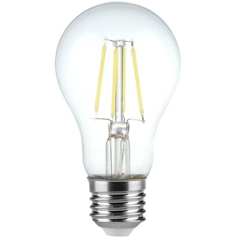 V-TAC LED-Lampe GLS - E27 Fassung - IP20 - Klar - 4W - 400 Lumen - 6500K