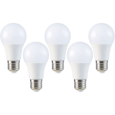 V-TAC LED-Lampe VT-2099, E27, EEK: F, 8,5 W, 806 lm, 3000 K, 5 Stück
