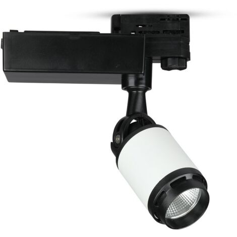 V-TAC LED-Schienenstrahler 25W Farbe Schwarz und Weiß 6000K