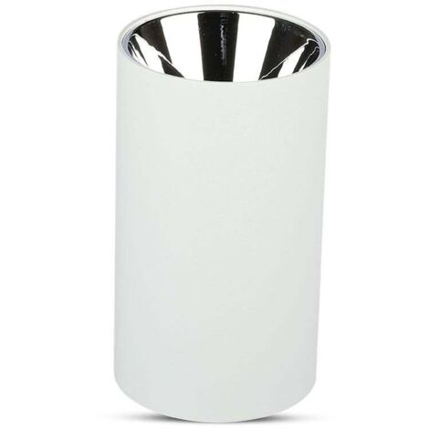 V-TAC LED Spot Light - Accessoires de surface - GU10 - IP20 - Blanc + Chrome