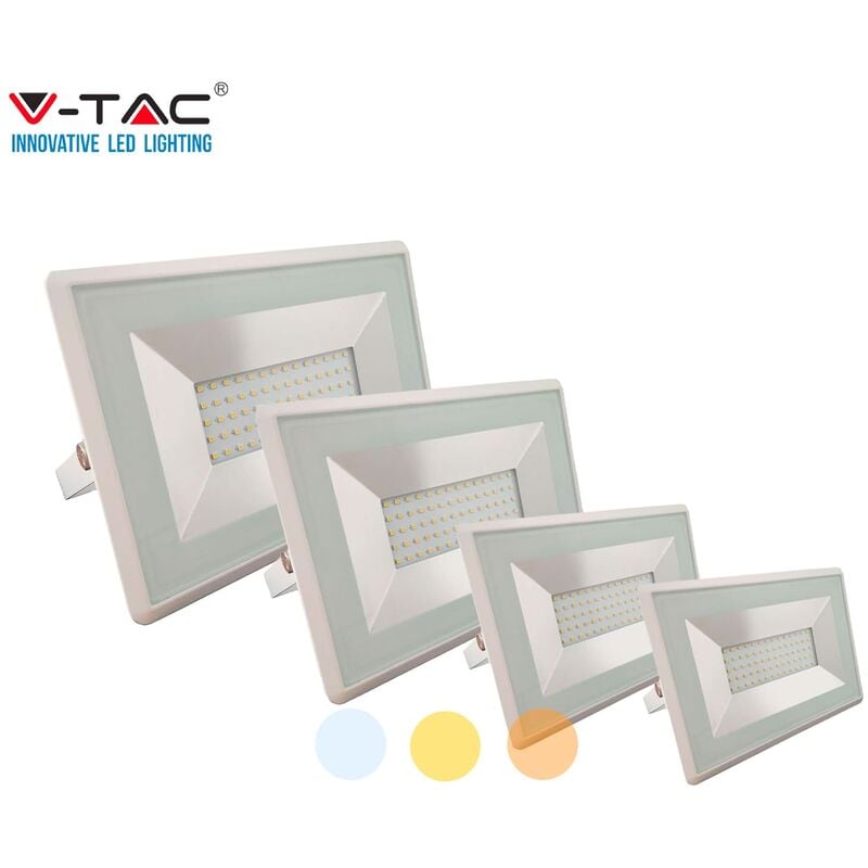 V-tac - spot extérieur led smd 50W ultra slim IP65 warm light 6752