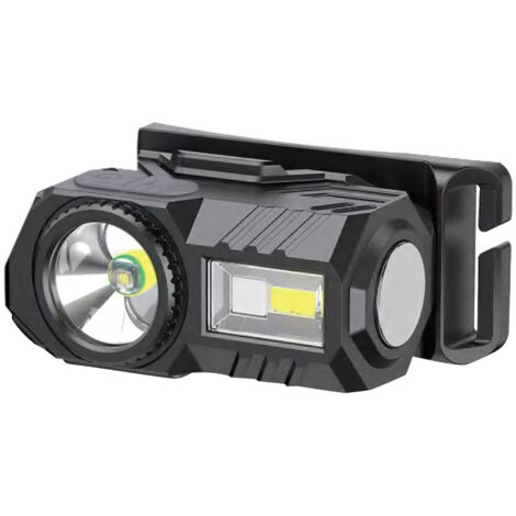 V-TAC LED Stirnlampe 3W SMD+RGB 190lm USB C Akku IP43