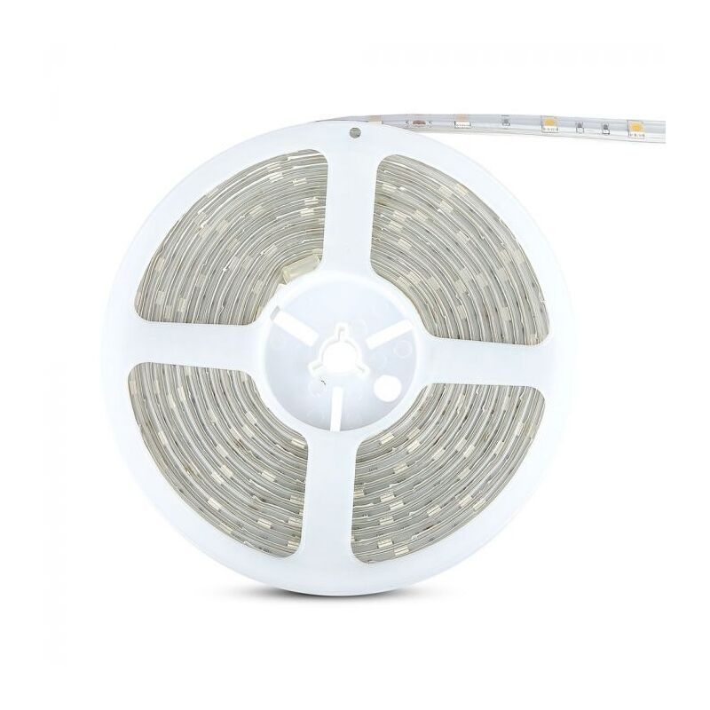 Bande led 5 mètres 12v 4,8w 4000k ip65 vt-5050 - 2460 - 212460 - V-tac