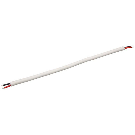 V-TAC LED-Streifen, gummiertes Elektrokabel, 2P, weiße Farbe, lötbare Kabel