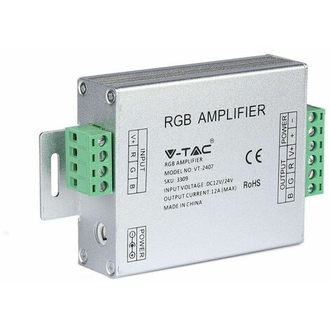V-TAC LED-Streifen-Verstärker SMD5050 Mehrfarbig RGB 12V - 24V