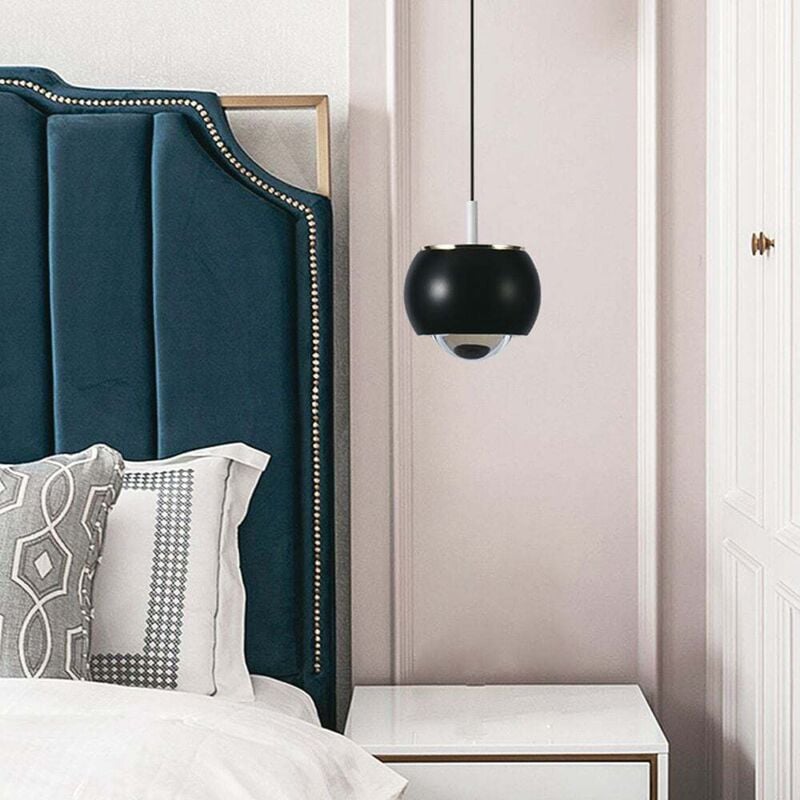 V-tac - Plafonnier design - IP20 - Corps noir - 9W- 1000 Lumens - 3000K