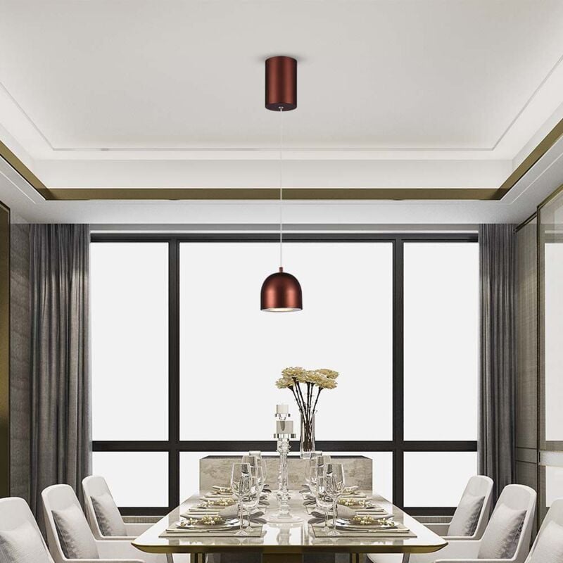 Plafonnier design - IP20 - Corps brun - 8.5W- 850 Lumens - 3000K