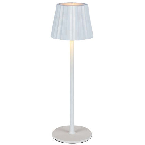 V-TAC LED Tischleuchte 1,5W 115370mm USB wiederaufladbar Touch CCT 3in1 Weiß