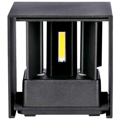 V-tac led-wandleuchte 218529 vt-759-12-b-n - 11w 3000k ip65