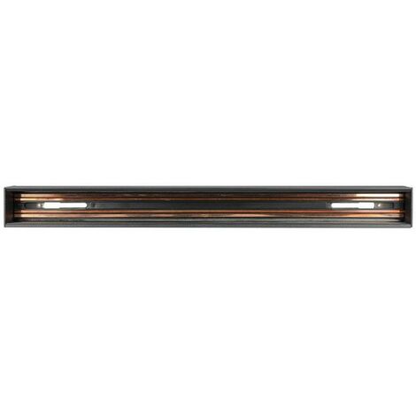 V-TAC Magnetische Schienenleuchte Oberfläche/Abgehängt/Einbau 100cm Schwarz
