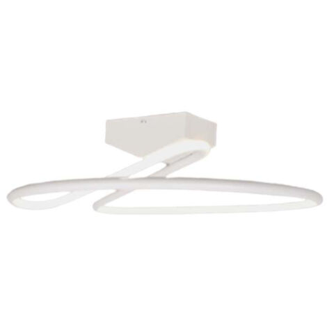 V-TAC Modernes Design LED-Kronleuchter rund 20W in Aluminium Farbe weiß 4000К