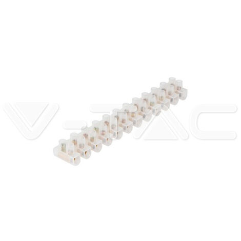 V-TAC Morsettiera 12 Connettori per Cavo Elettrico 3A 2.5mm 10pz