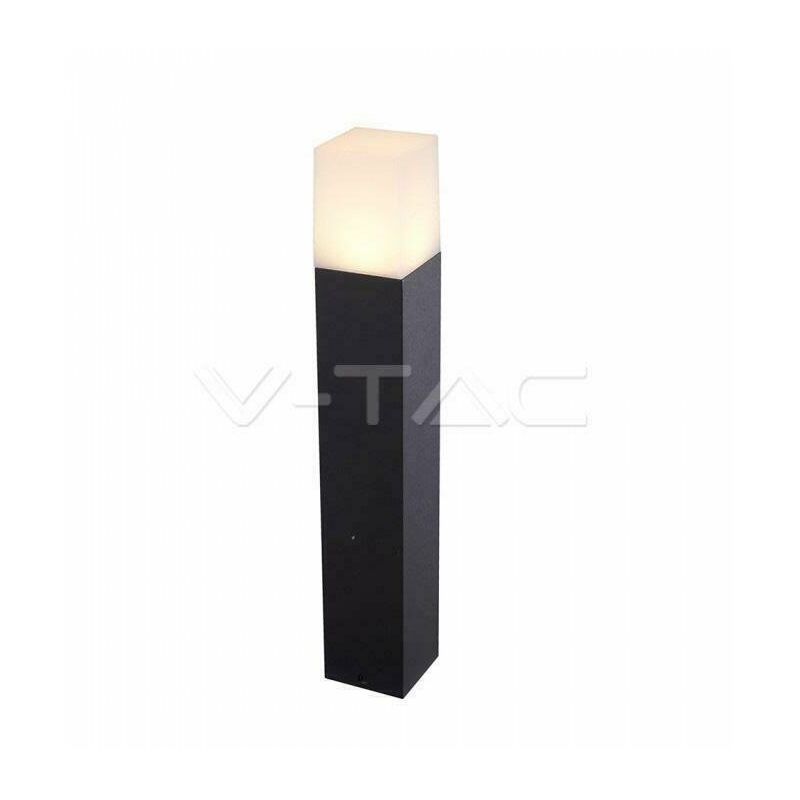 Image of V-tac - GU10 garden floor lamp corpo nero in alluminio quadrato 80X80X500MM IP54