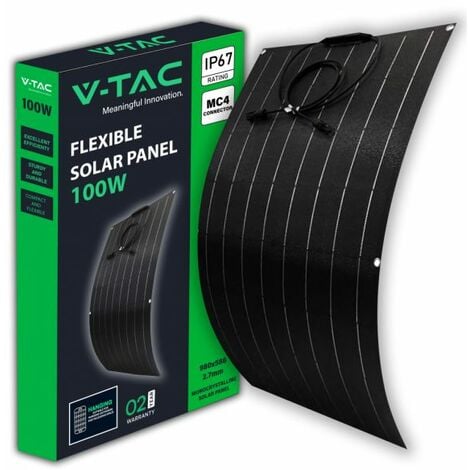 V-TAC Pannello Solare Fotovoltaico 100W Flessibile 9805862.7mm