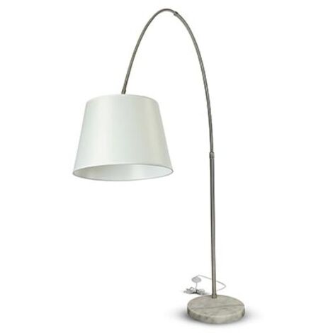 V-tac piantana da interno attacco e27 in metallo colore avorio vt-7451 8565