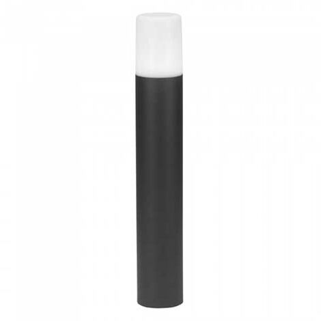 V-TAC Piantana LED Giardino Cilindrica Portalampada GU10 Nero e Copertura Bianca h: 80cm IP54