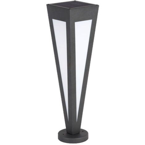 V-TAC Piantana Solare LED da Giardino 2W 635cm con Telecomando Colore  Nero Bianco Caldo IP65