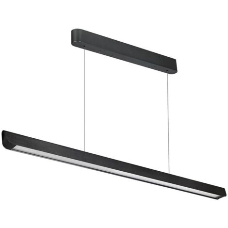 V-TAC Plafoniera LED Chip Samsung 36W Lineare Nero 12275060mm 3in1