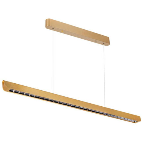 V-TAC Plafoniera LED Chip Samsung 36W Lineare Oro opaco 12275060mm 3in1