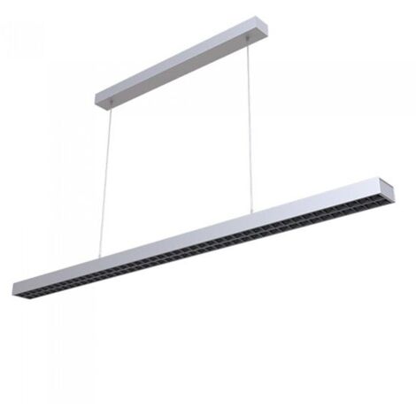 V-TAC Plafoniera LED Chip Samsung a Sospensione 60W Lineare Colore Argento Bianco Naturale