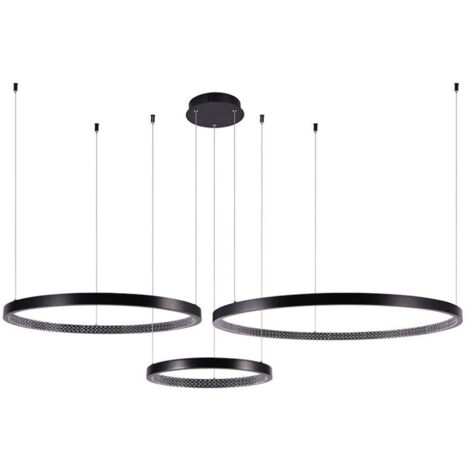 V-TAC Plafonnier design - IP20 - Corps noir - 57W- 6840 Lumens - 4000K