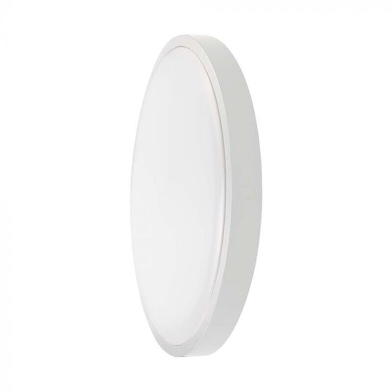 Plafonnier led rond V-tac 18 w, cadre blanc, blanc chaud, IP44 Plafonnier led rond V-tac 18 w, cadre blanc, blanc chaud, IP44