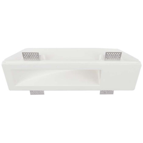 V-TAC Portafaretto LED da Incasso Rettangolare GU10 Corpo in Gesso Bianco