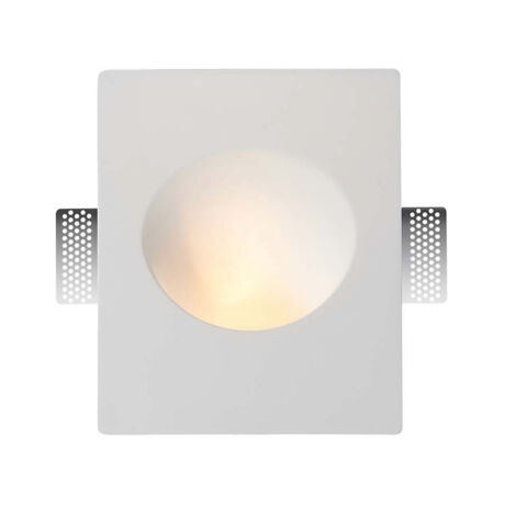 V-TAC Portafaretto LED da Incasso rettangolare GU10 in Gesso Colore Bianco