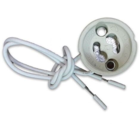 V-TAC Portalampada GU10 in Ceramica con Cavo in Silicone - SKU 3423 VT-7888
