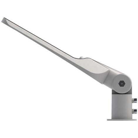 V-TAC PRO Armatura lampada stradale led 30W 100lm/w chip samsung sensore automatico on/off luce 4000K corpo grigio slim IP65 - sku 20430