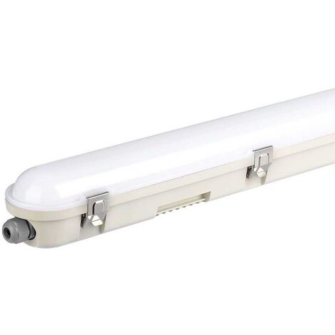 V-TAC PRO plafonnier led 48W puce samsung IP65 120lm/w 150cm couverture satin/corps blanc 6400k M-Series sku 2120214