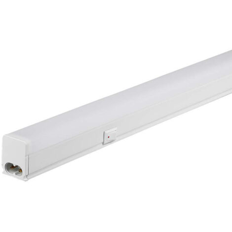 V-TAC PRO VT-065 anschließbare lineare LED-Deckenleuchte 7W Röhre T5 60CM Samsung Chip mit Ein-/Ausschalter Licht 6400k SKU 21694