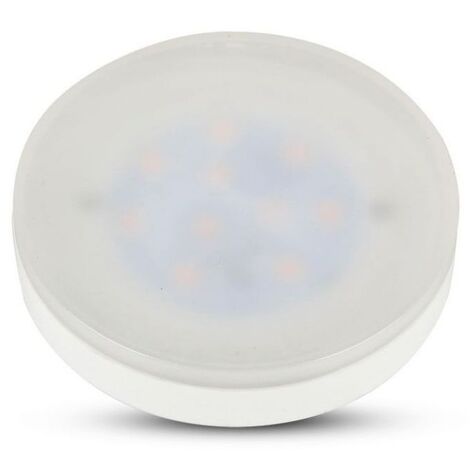 V-TAC VT-207 LAMPADINA LED GX53 6.4W DISC SMD CHIP SAMSUNG - SKU 21222 / 21223 / 21224 - Colore Luce: Bianco Caldo