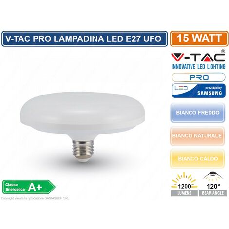 V-TAC VT-2116 71586 Lampadina LED E27 16W UFO F200 3000K