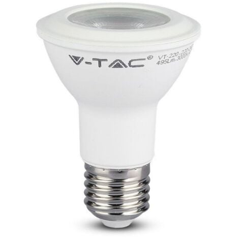 V-TAC PRO VT-220 Lampadina LED con Chip Samsung E27 7W PAR20 Bianco caldo - 3000K