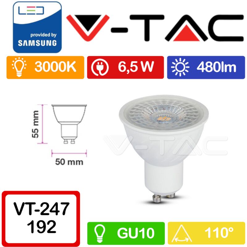 V-tac - pro VT-247 Faretto led GU10 con Chip