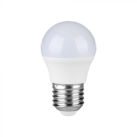 V-TAC PRO VT-246 Lampadina Chip LED Samsung SMD 4,5W E27 Mini Globo G45 bianco naturale 4000K - SKU 21175