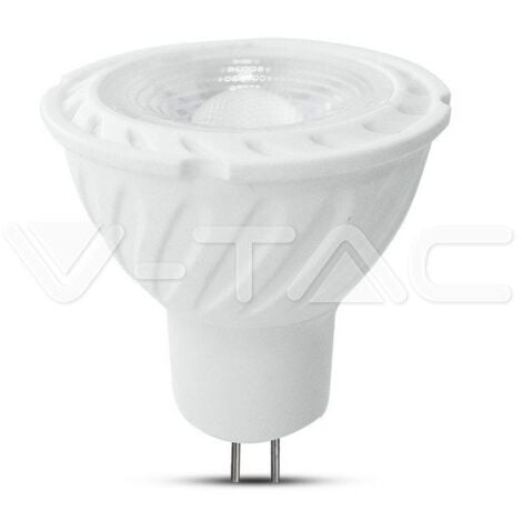 V-TAC PRO VT-257 Faretto LED GU5.3 (MR16) con Chip Samsung 6,5W 12V 110° Bianco naturale - 4000K