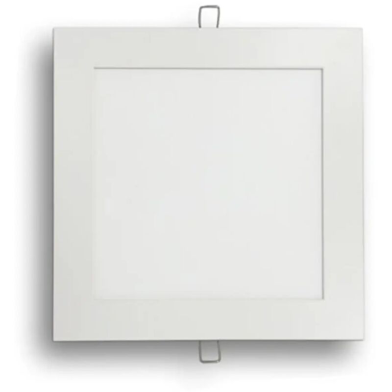 Image of Pannello led slim faretto incasso quadrato bianco caldo 3 watt